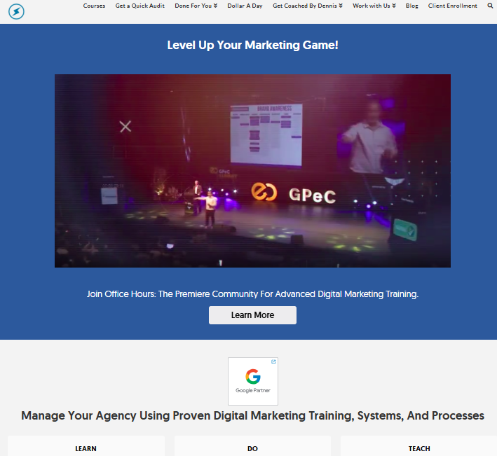 BlitzMetrics homepage.