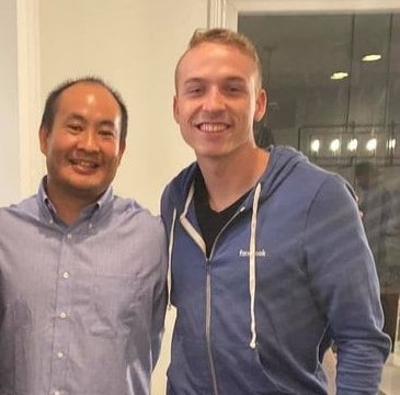 Dennis Yu and Tristan Parmley at an event