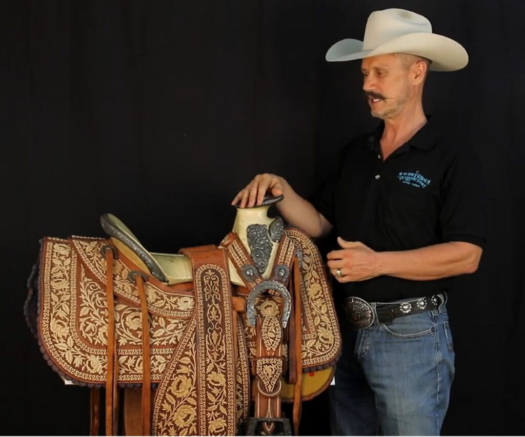 Charro saddle