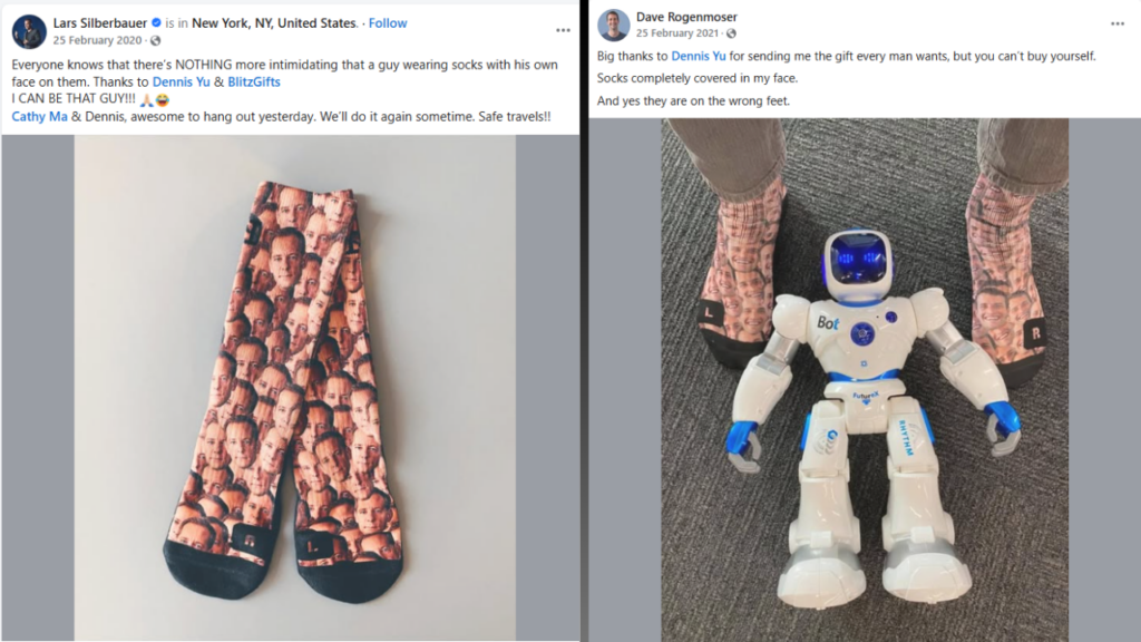 Ordering Face Socks 20