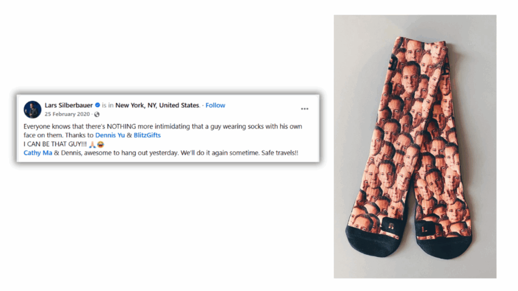 Ordering Face Socks 3
