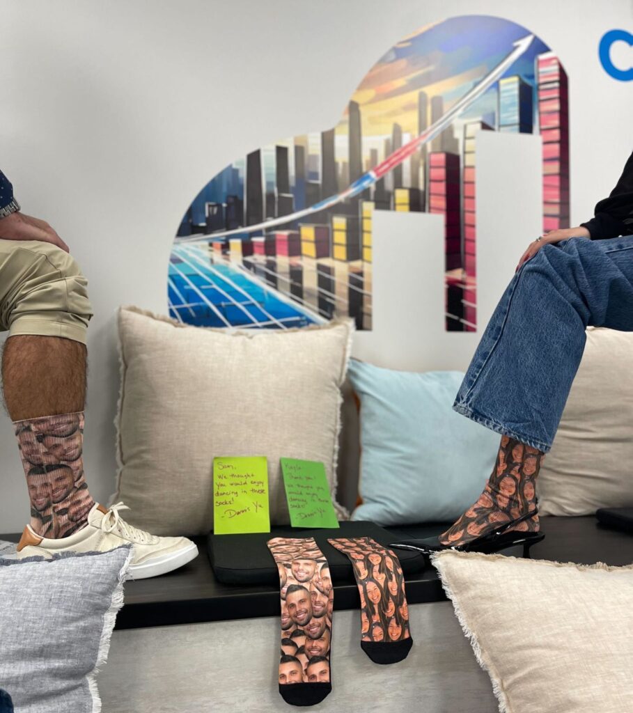 How We Surprise Customers with Custom Face Socks 1