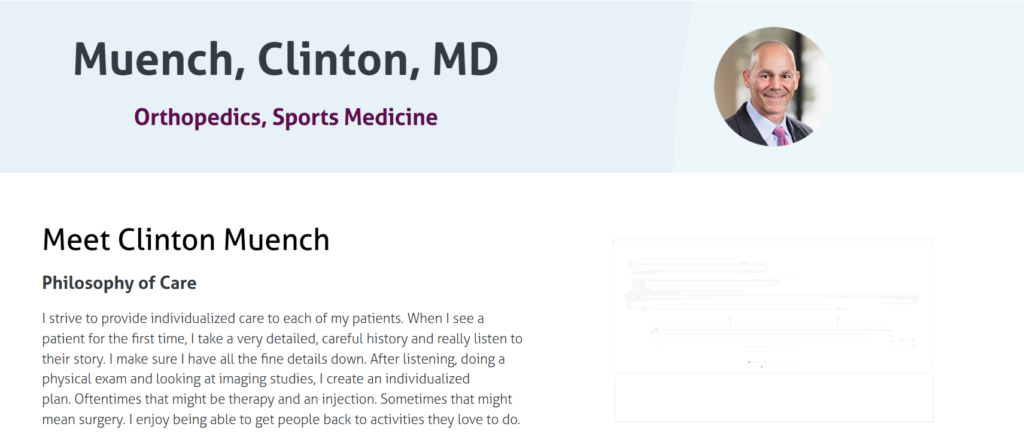 Dr. Clint Muench Transforming Lives Through Expert Hip Knee Replacements at Northfield Hospital