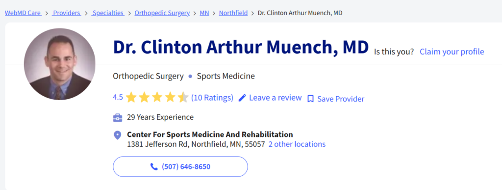 Dr. Clint Muench Transforming Lives Through Expert Hip Knee Replacements at Northfield Hospital 4