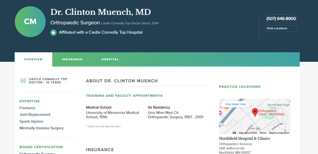 Dr. Clint Muench Transforming Lives Through Expert Hip Knee Replacements at Northfield Hospital 6