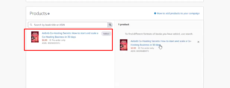 how to set up dollar a day ads on amazon