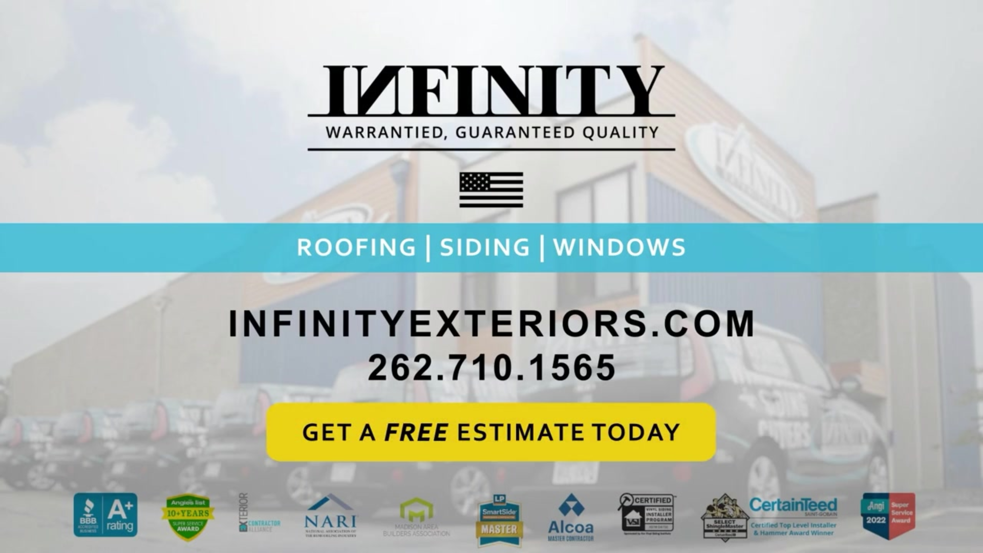 infinity exteriors ad image marketing