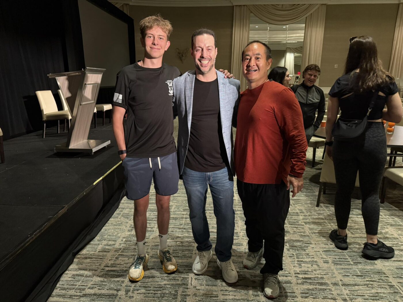 Jack Wendt, Dennis Yu, and Ross Franklin at the Pure Green summit at Miami Florida in 2025.
