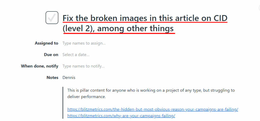Naming Projects and Threads in Basecamp 7