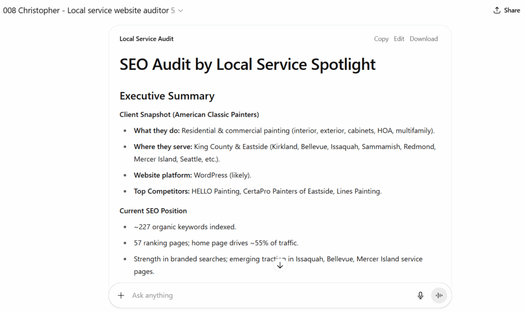 How We Audit a Home Services Website in 5 Minutes Flat 4