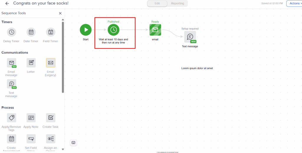 How We Automated the Face Socks Thank You Workflow in Keap 2