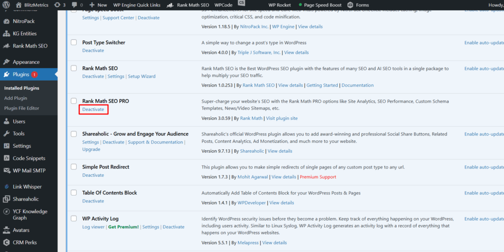 How to Access Rank Math Pro in WordPress 6