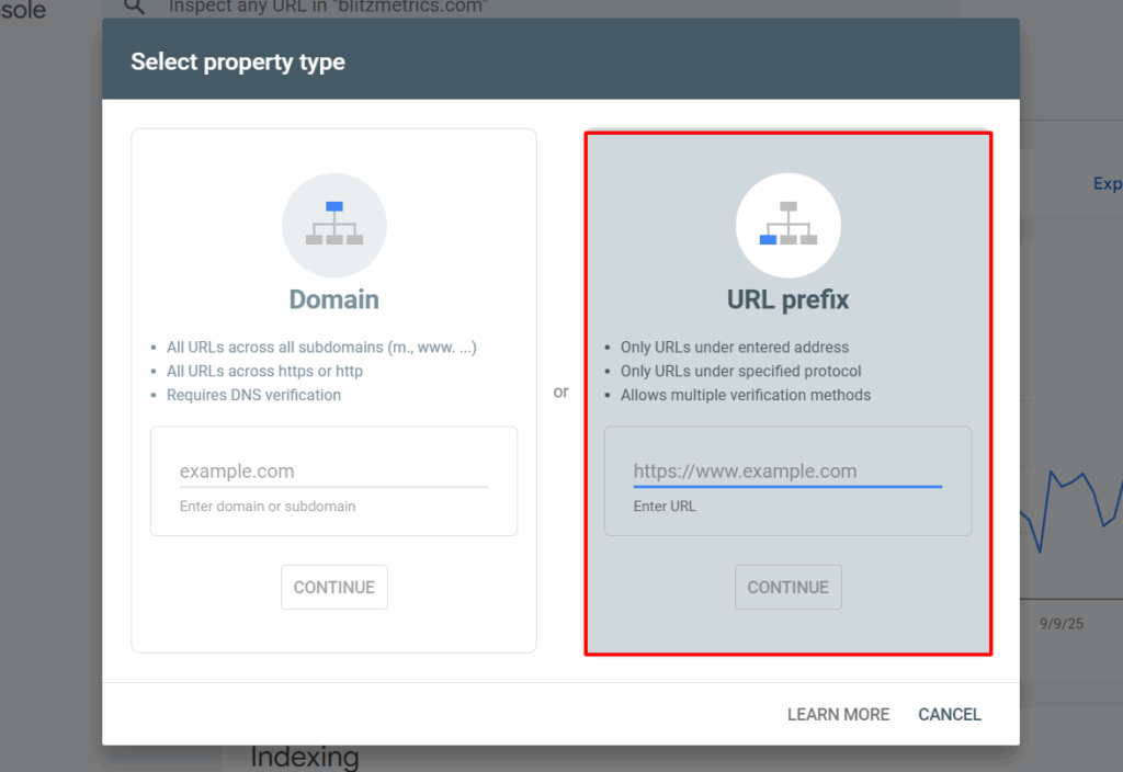 How to Set Up Google Search Console GSC for a Client Website 2