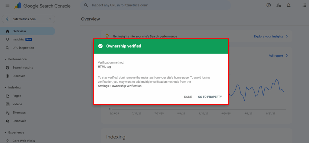 How to Set Up Google Search Console GSC for a Client Website 6