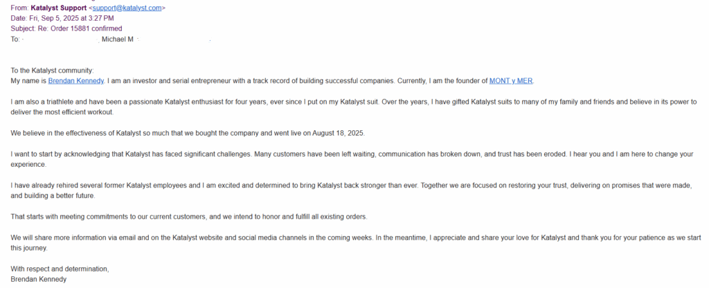 Katalysts Customer Service Breakdown The Case of Order 15881 5