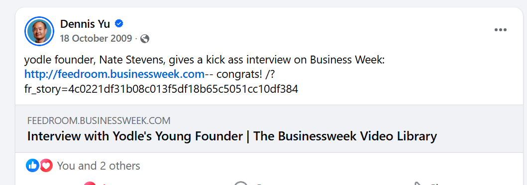 Nathaniel Stevens : ennis Yu's Facebook post.