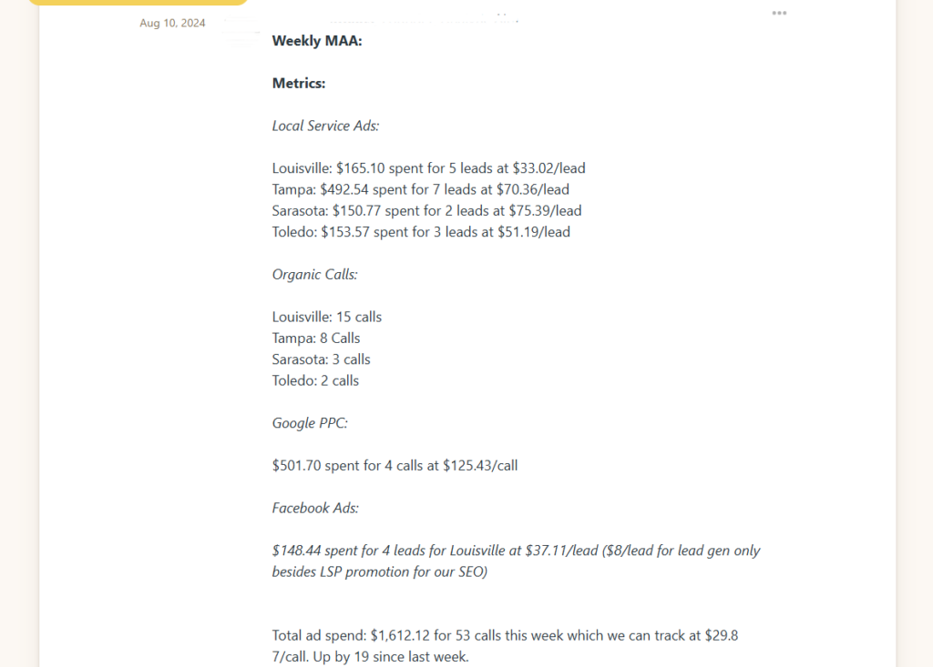 Level 3: Metrics, Analysis, Action | The 9 Levels of Business Mastery at BlitzMetrics 2 Screenshot