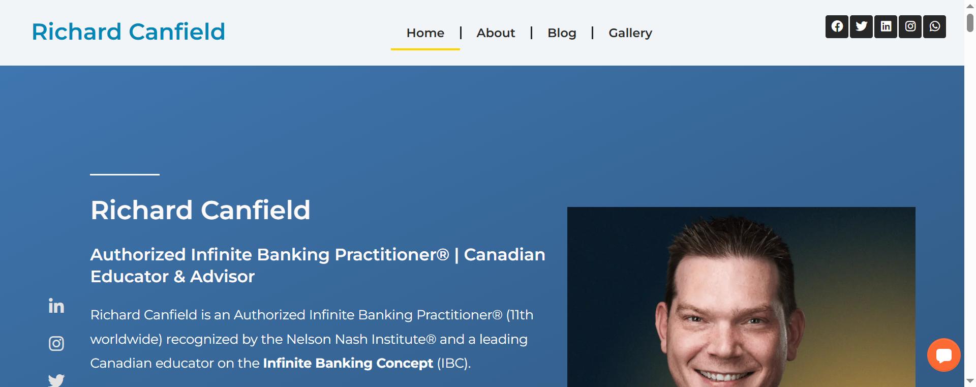 Richard Canfield homepage