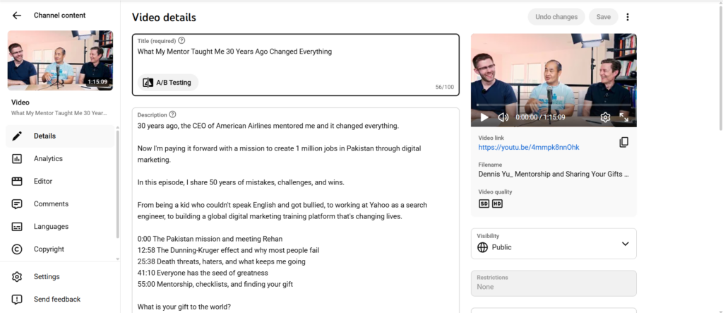 How I Repurposed a Two-Hour Podcast About My Life Into a Full Content System 1 Screenshot 2026 05 27 043928