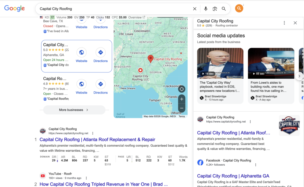 Google's New "Social Media Updates" GBP Carousel: We Audited 9 Local Businesses. Only One Earned It. 1 image 5