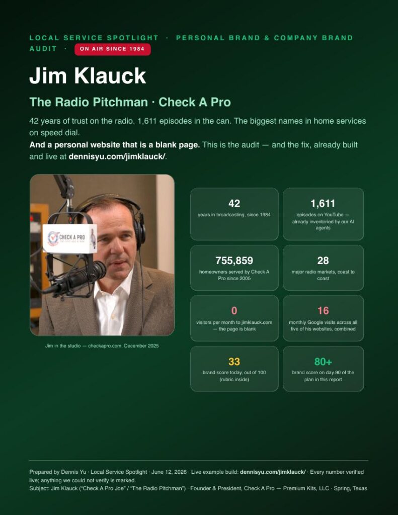 Jim Klauck Audit Cover 1