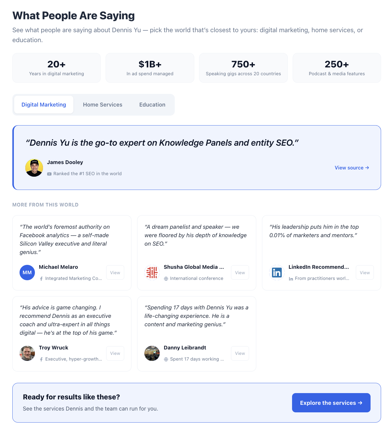 Positive Mentions System example - dennisyu