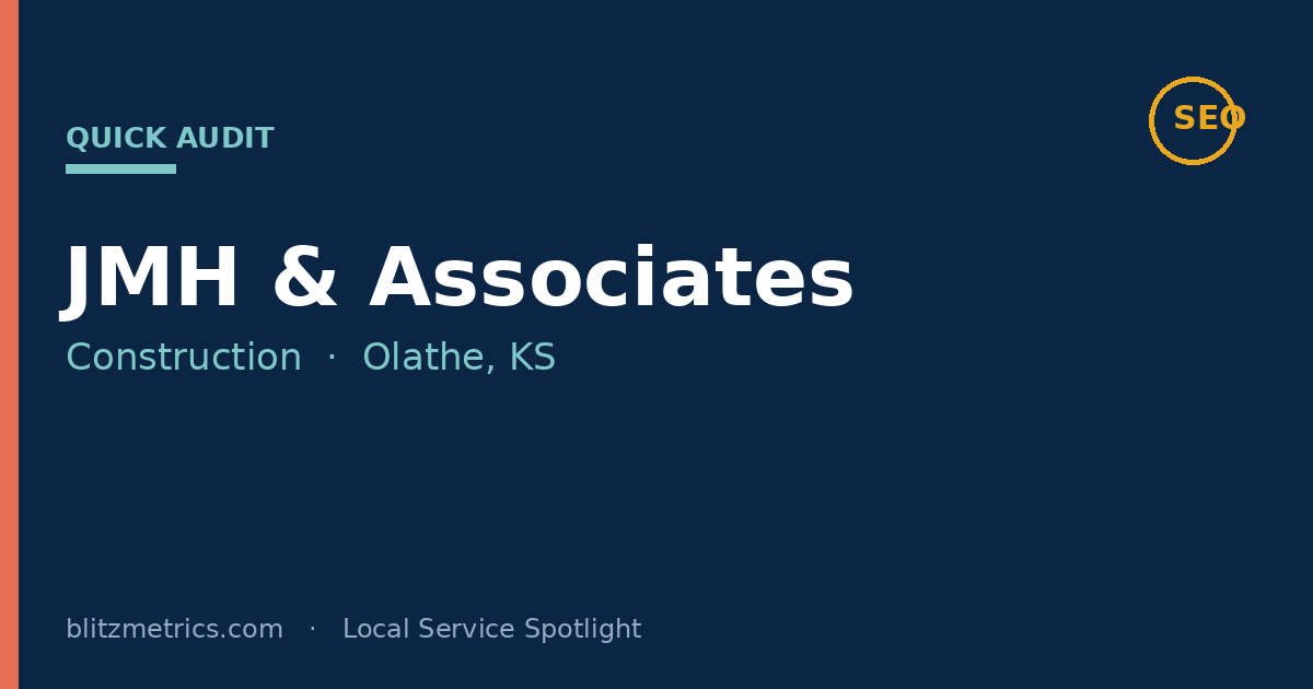 jmh associates seo audit olathe