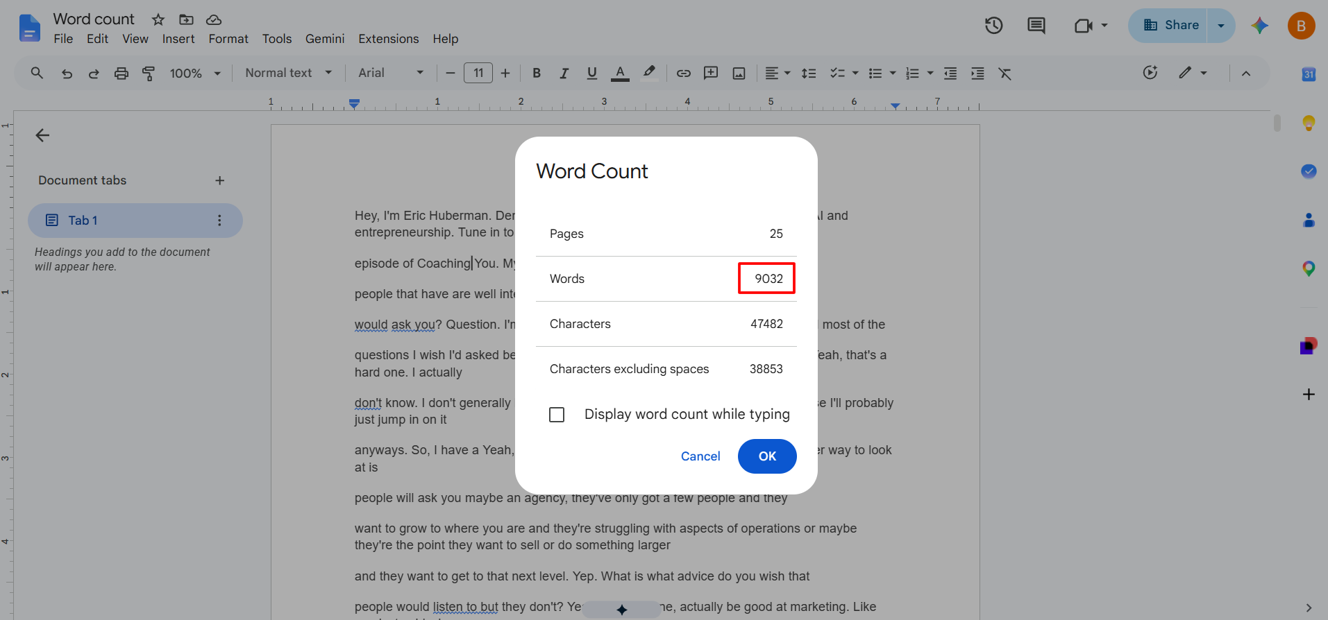 How to Inventory a Podcast on YouTube: The Definitive SOP 15 Word-count verification for a cleaned podcast transcript