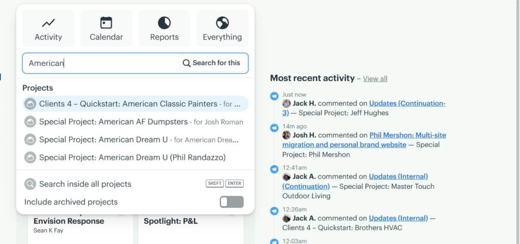 How to Set Up a Basecamp Project for a New Client 3 Screenshot 2 4