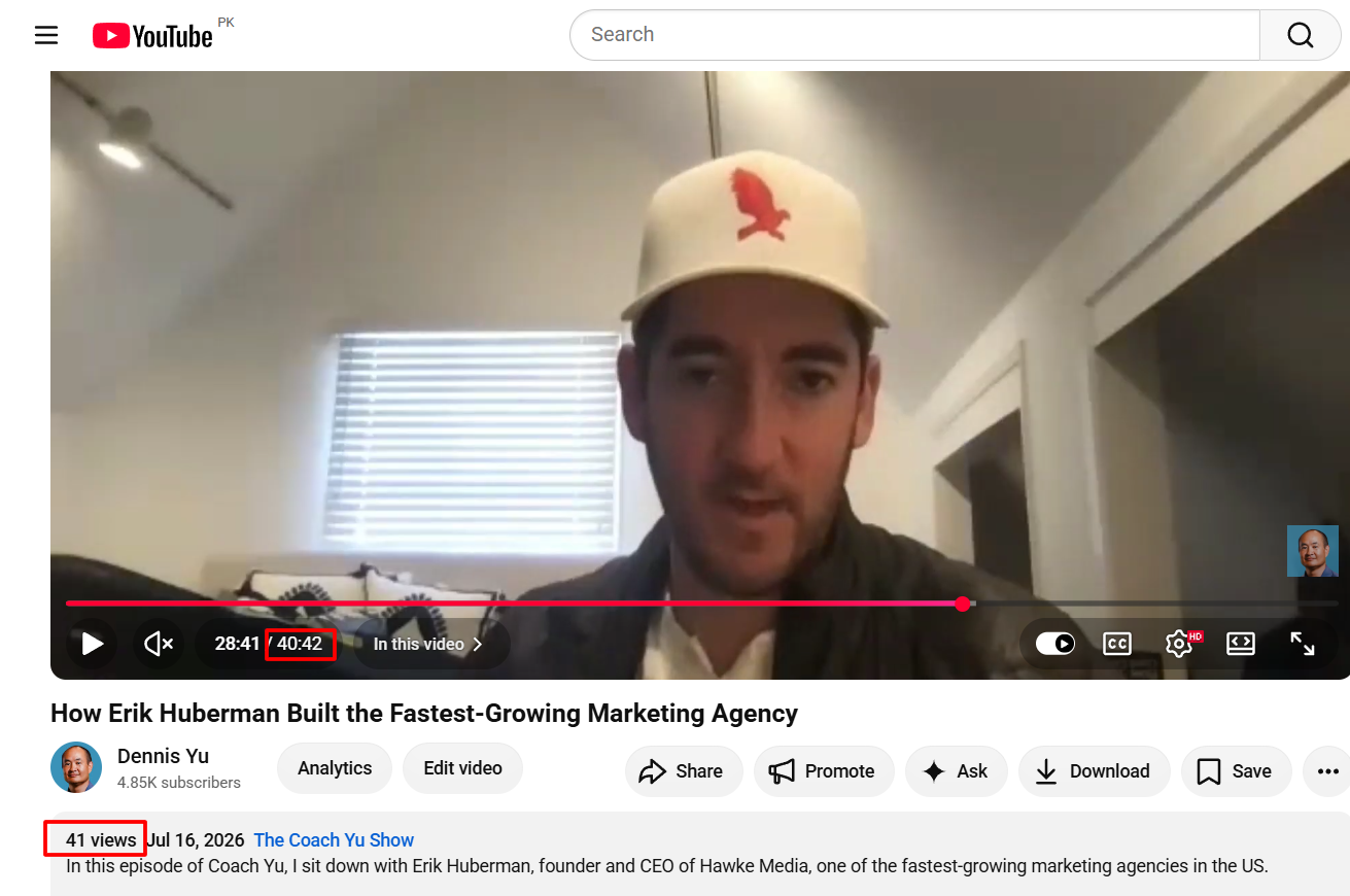 How to Inventory a Podcast on YouTube: The Definitive SOP 7 YouTube search or video result showing title and view evidence