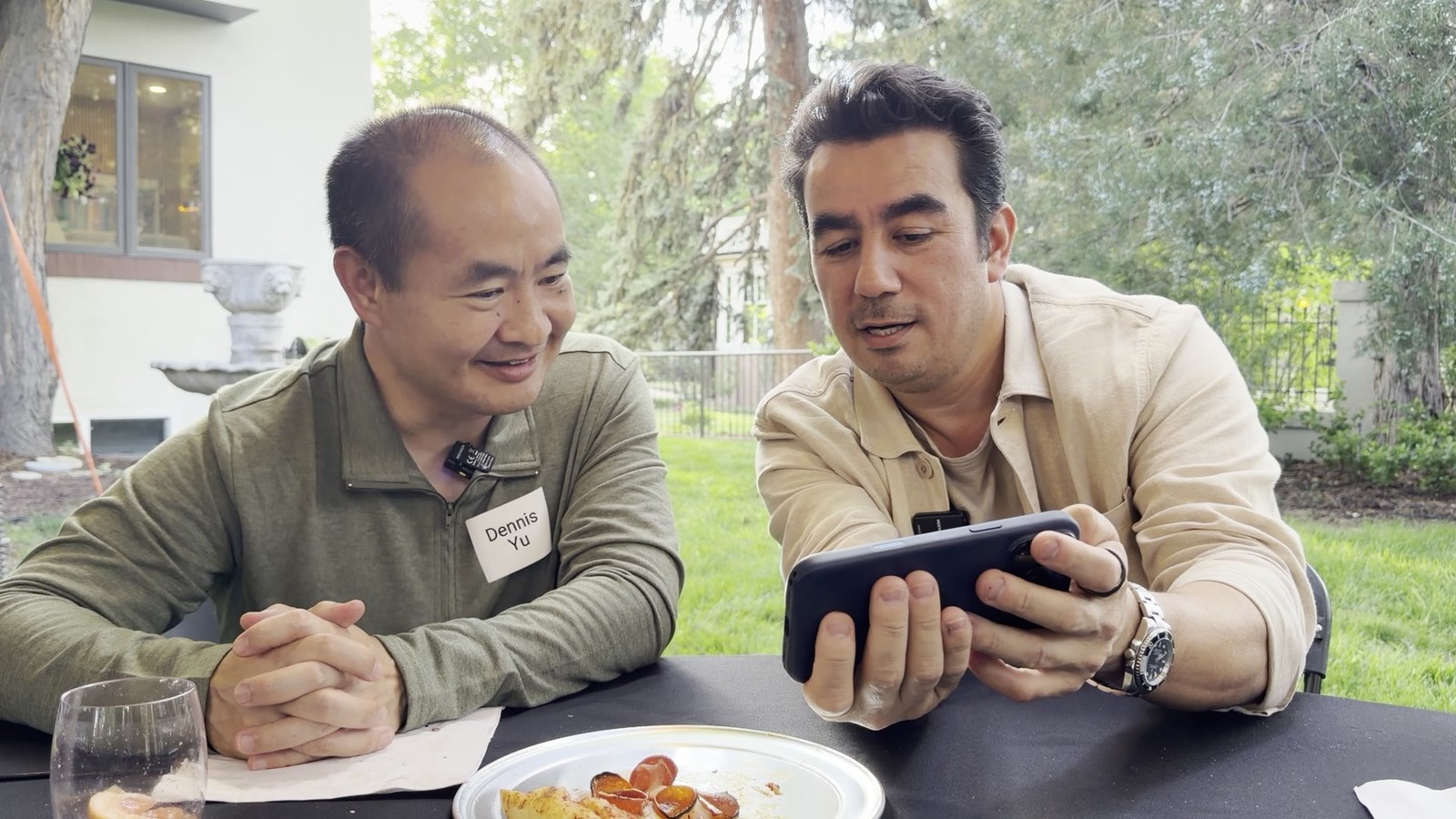 How Sardor Umarzinov Vibe Coded a Contractor Marketing Platform Over One Pizza 4 Sardor showing the dashboard we built on his phone