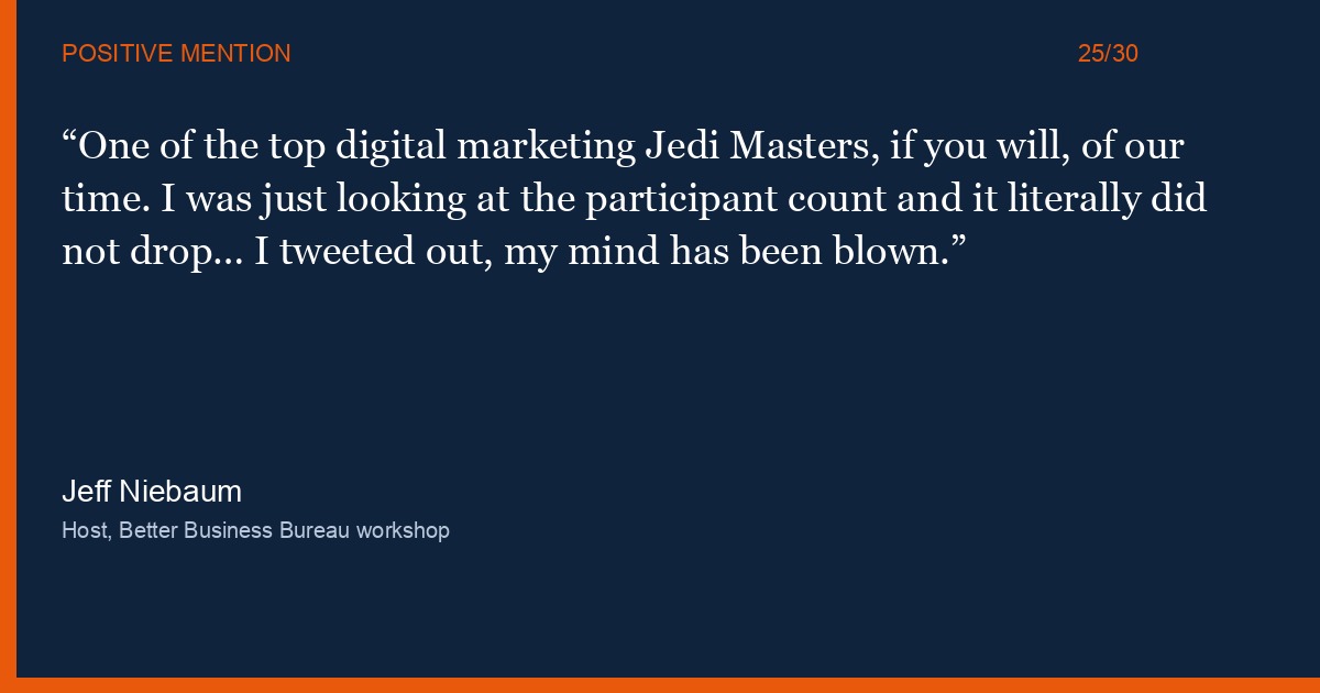 Quote card: Jeff Niebaum on Dennis Yu