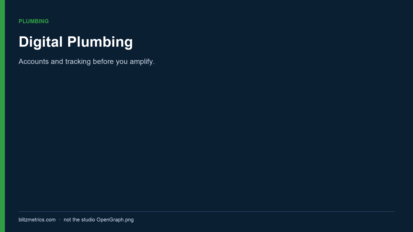 Digital Plumbing