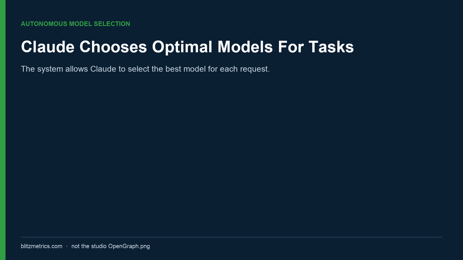 Interface showing an AI agent selecting from a list of models.