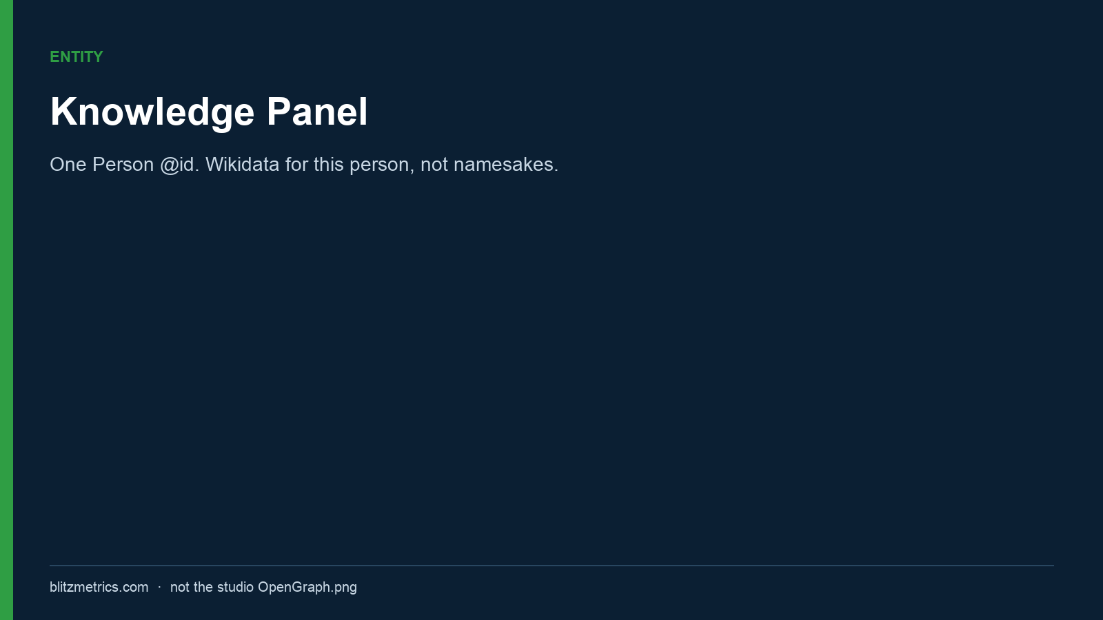 Knowledge Panel